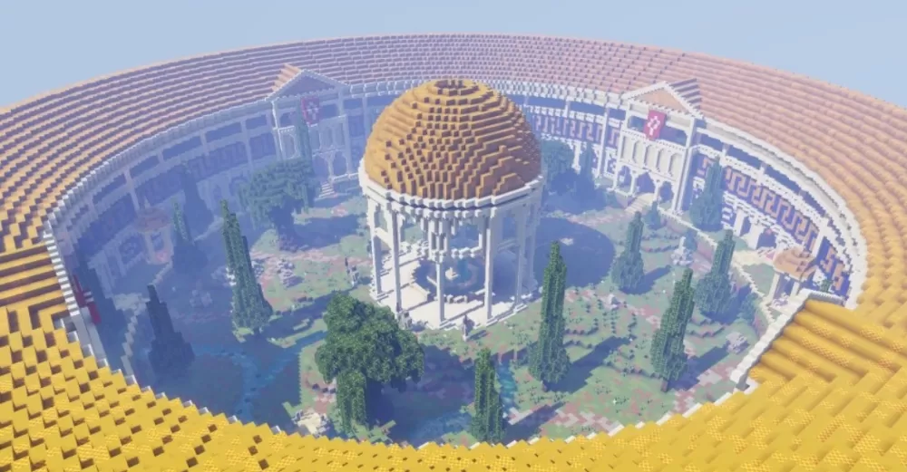 Amphitheatre Arena schematic - building