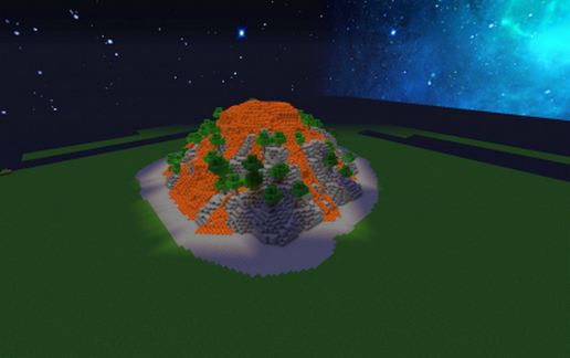 Volcano schematic - building