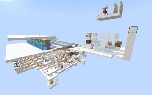 Ultimate Trading Hall schematic - building