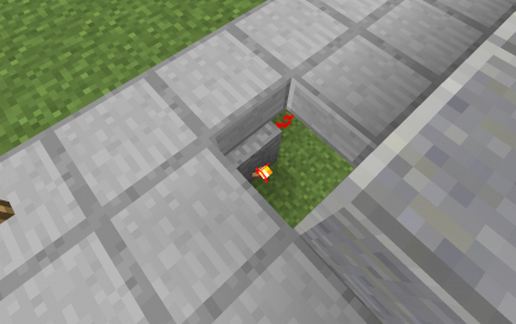 Small Cobblestone Generator! schematic - building