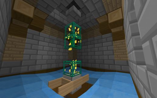 Great Small Mob xp Farm schematic - building