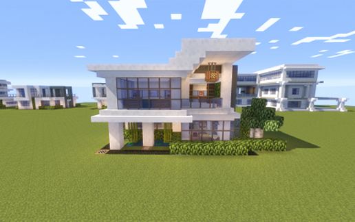16x16 Modern House Fully Furnished schematic - building