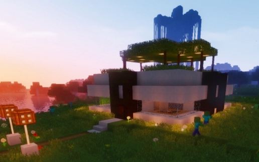 Modern House Hidden Dungeon schematic - building