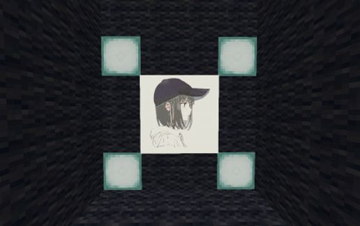 pixel art(My sister in anime style) schematic - building