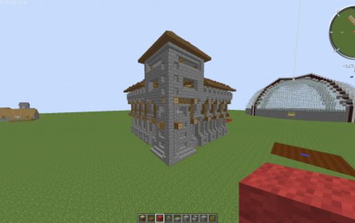 Medieval Wall Corner schematic - building