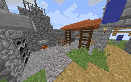 Tiny Medieval Castle schematic - building