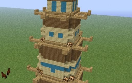 Pagoda of LIGHT schematic - building