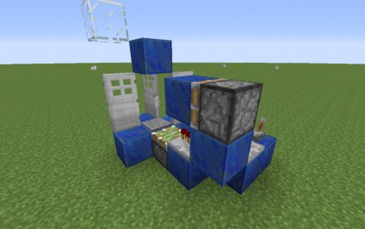 Avighna's Redstone Trapping Machine schematic - building
