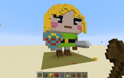 Link Zelda schematic - building