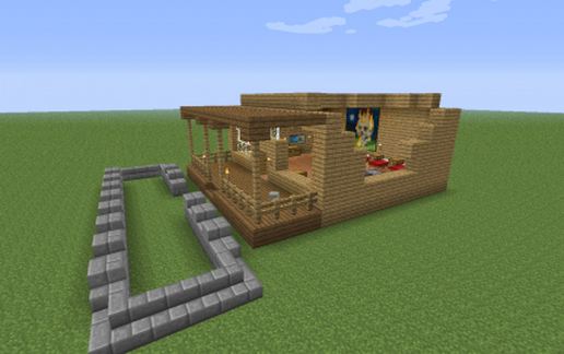 Zombie Survival House schematic - building