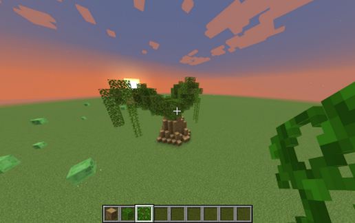 Custom Oak Tree schematic - building