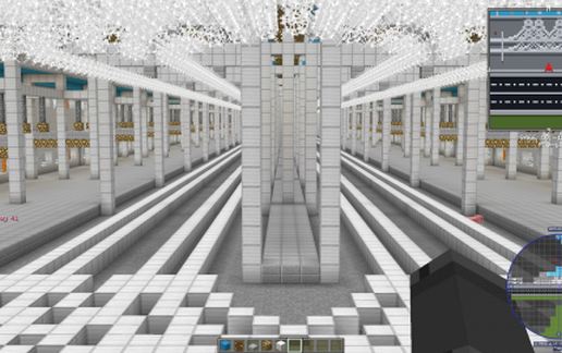 Light-rail depot schematic - building