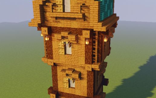 Fantasy Tower schematic - building