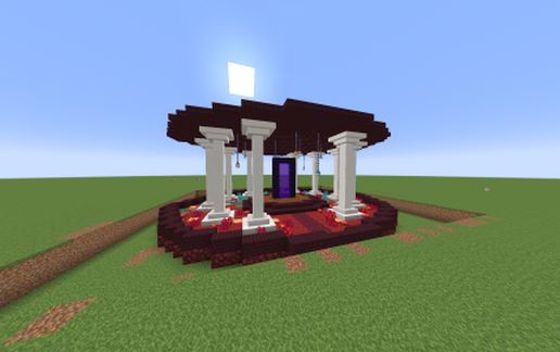 Nether Hub schematic - building