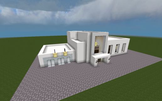 Another modern villa schematic - building