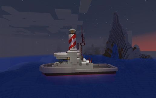 Lighthouse & Boat