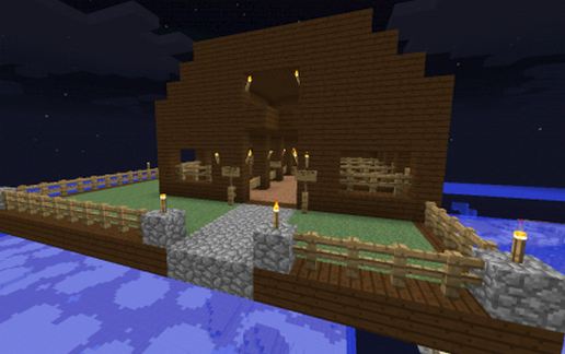 medium horse stable schematic - building
