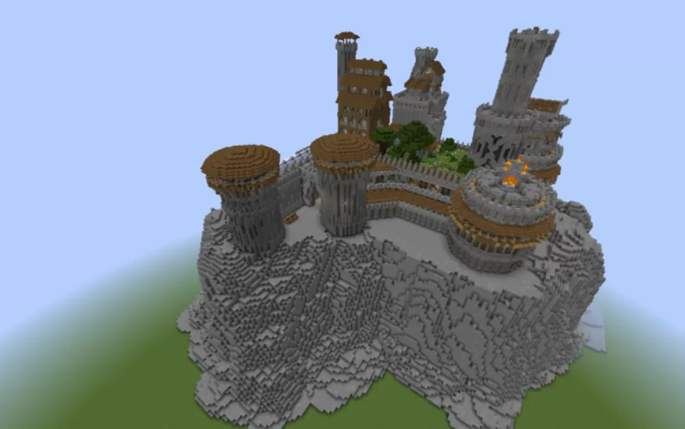 Epic Castle schematic - building