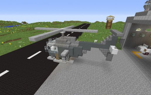 Boeing AH-6 Little Bird schematic - building