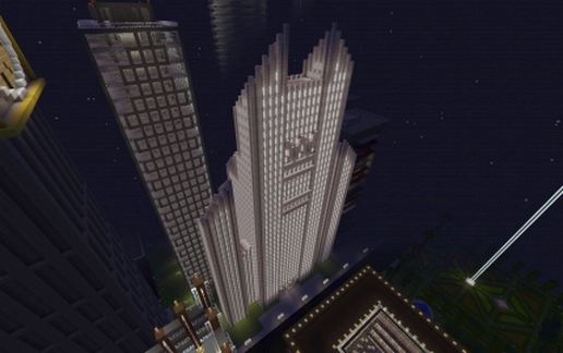 Wayne Industries Tower schematic - building