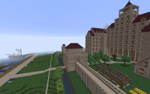 Huge Walled Castle schematic - building
