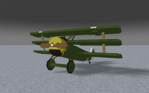 Fokker DR.1 (Green) schematic - building