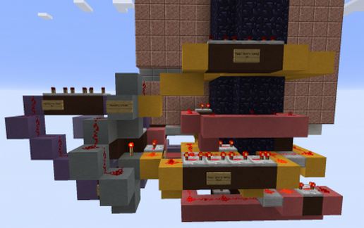 Realistic Elevator schematic - building