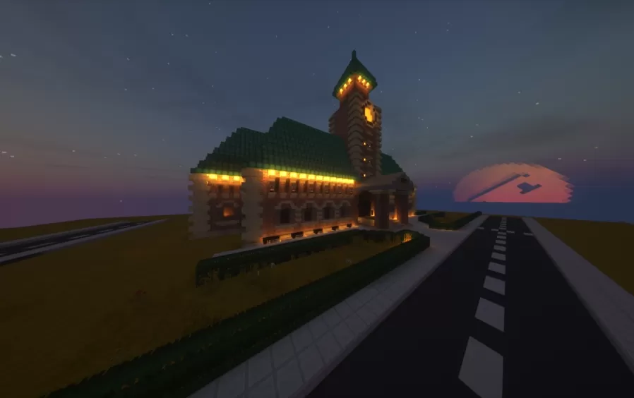 Town Hall schematic - building