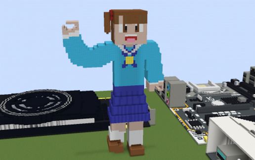 Young Japanese Schoolgirl Skin schematic - building
