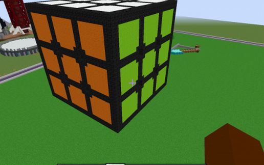 Rubik's cube schematic - building