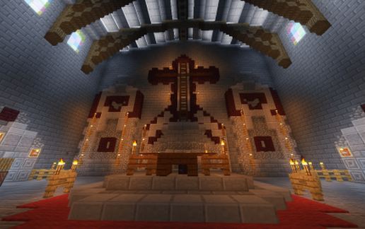 Large Medieval Gothic Cathedral