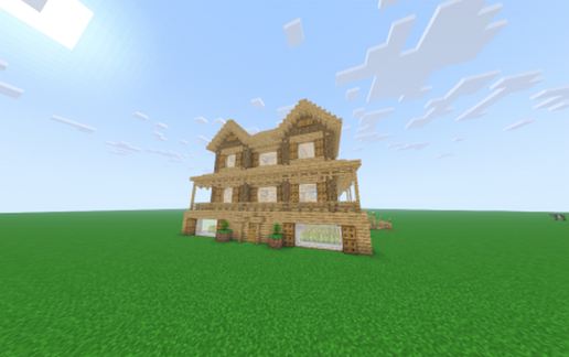 Big Wooden Mansion schematic - building