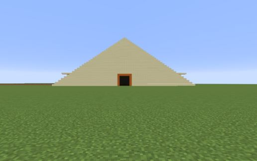 Pyramid under development schematic - building
