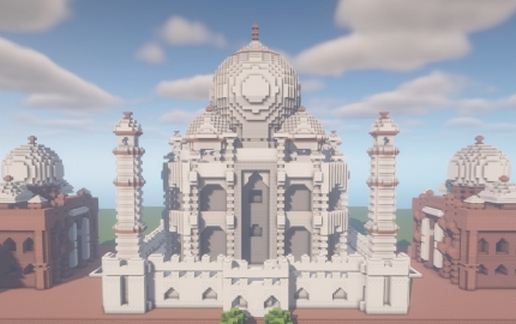 Taj Mahal schematic - building