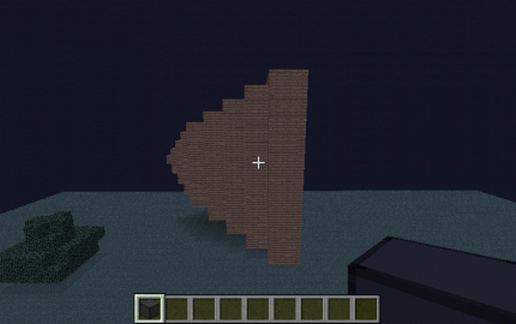 big wooden t.v.