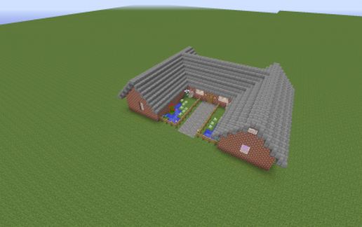 Two room house schematic - building
