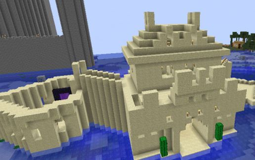 Sand Castle schematic - building