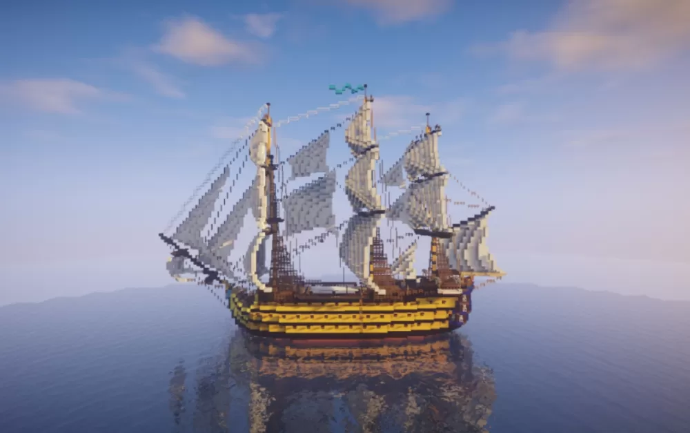 Man 'o' War schematic - building