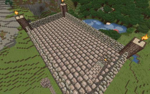 Fort Stonewall schematic - building
