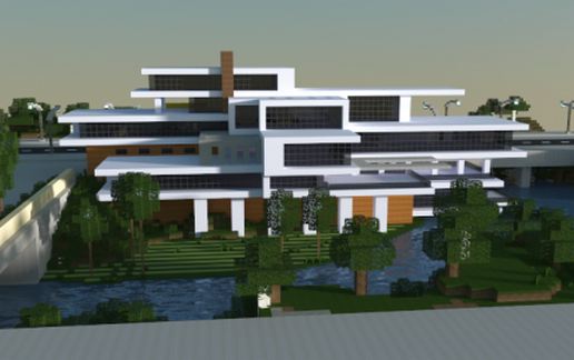 Modern Mansion schematic - building
