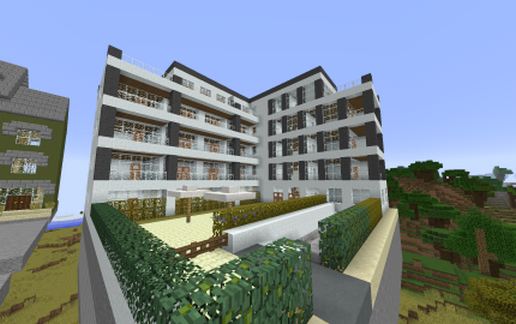 Big apartment building