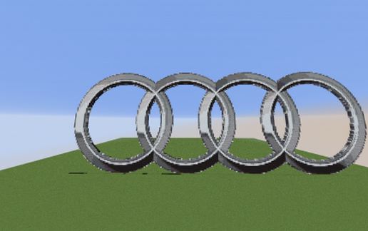 Audi Logo schematic - building