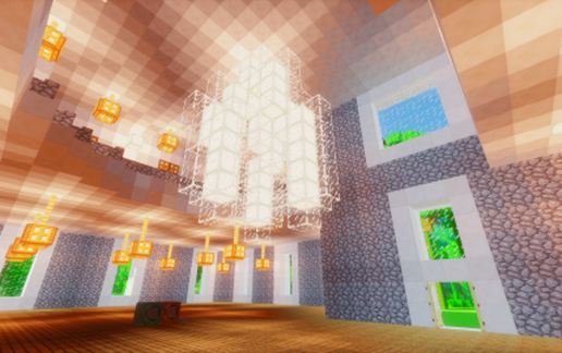 Mansion w Gardens and Auto Doors schematic - building